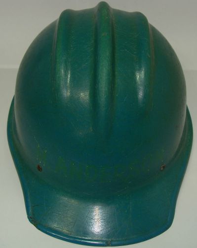 GREEN  BULLARD 502 FIBERGLASS HARD HAT  IRONWORKER