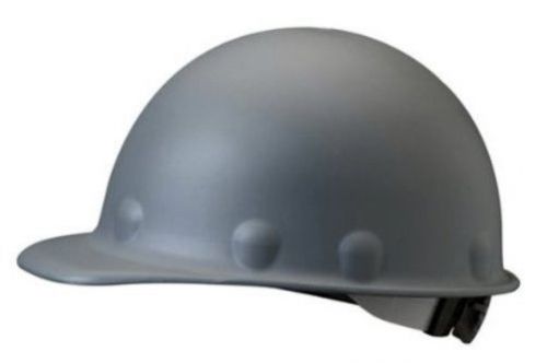 Fibre-metal gray roughneck p2a series class c and g fiberglass hard hat for sale