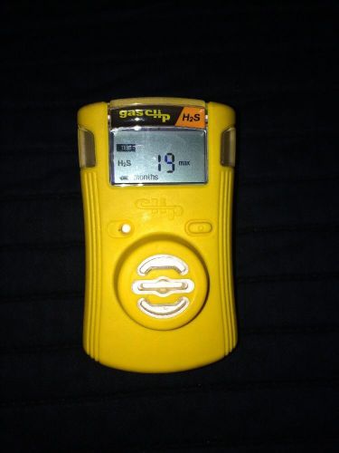 Gas clip personal h2s monitor