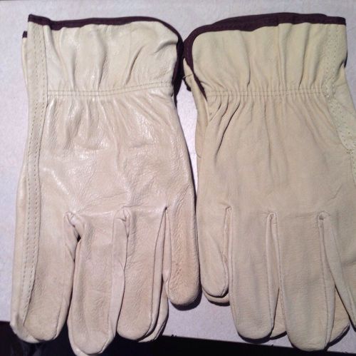 2 pair of magid roadmaster pig grain leather drivers gloves B941E-L size large