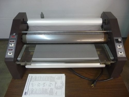 Gbc 568lm-1 27&#034; hot laminator - fully adj. temp &amp; feed speed  works great used for sale