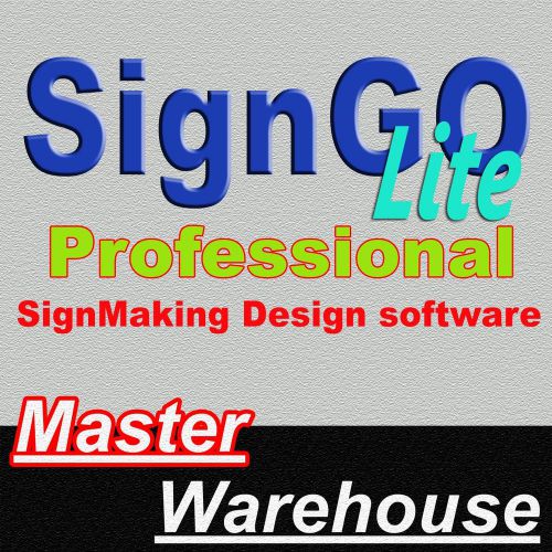 SignGO Lite signmaking design software vinyl cutter plotter decal lettering logo