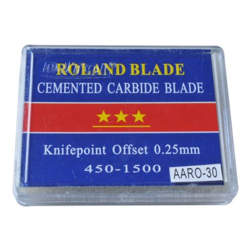 10 Pieces of Roland Vinyl Plotter Cutter Blades Knife – 30 degree, AA grade