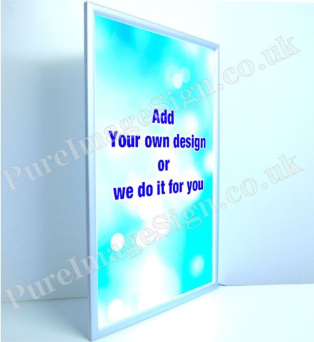 A1 Poster Indoor Illuminated Light Box Snap Frame Wall mount 60X90X2.8cm