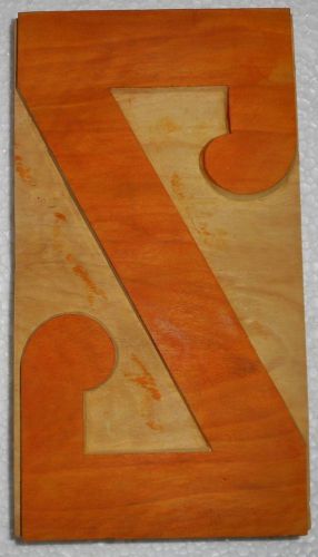Letterpress Letter &#034;Z&#034; Wood Type Printers Block Typography Collection.B898