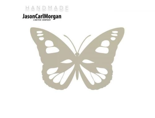 JCM® Iron On Applique Decal, Butterfly Silver