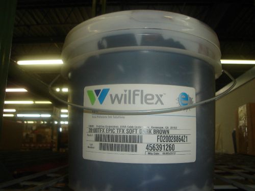 Wilflex TFX 20100 Epic Transflex Soft Dark Brown Plastisol  1 gallon