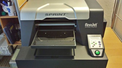 Anajet sprint direct to garment printer - lots of accessories - turnkey business for sale