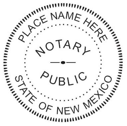 For new mexico new round self-inking notary seal rubber stamp for sale