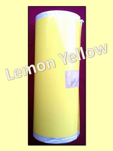Lemon yellow yellow yellow graphic vinyl film + adhesive back 15&#034; x 15&#039; hi pro for sale