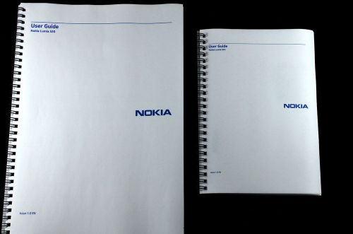 Nokia Lumia 520 User guide Instruction manual  PRINTED IN FULL COLOUR A4 or A5