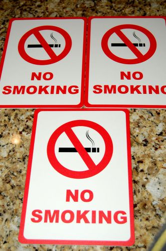 New No Smoking Business Sign 7x10 Do Not Smoke Signs Smoking Warning Set of 3