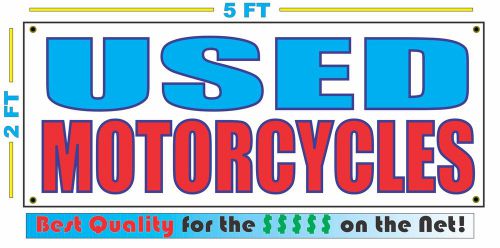 USED MOTORCYCLES Banner Sign NEW Larger Size Best Quality for The $$$