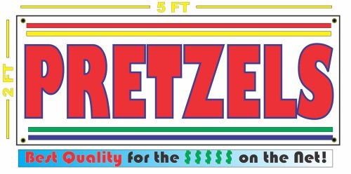 PRETZELS Sign NEW Larger Size for Fair Carnival Stand Cart French Fries