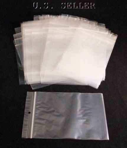 Self locking 5x7 inch 2mil plastic storage bags 500 qty for sale