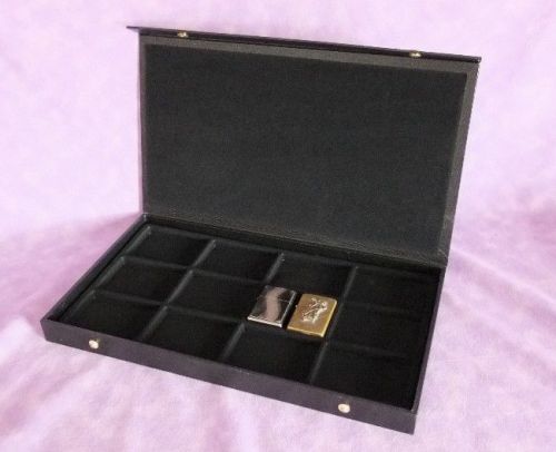 MULTI PURPOSE JEWELRY DISPLAY CASE 12 SLOT TEXTURED TOP
