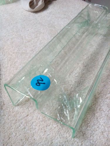 ACRYLIC DISPLAY STAND / RISER / STEP / 2 LEVEL BLEMISHED # 92 BLUE DOT SPECIAL