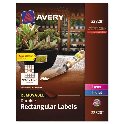 Avery Removable Durable Label (256 Pack)