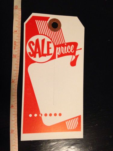 SALE PRICE MERCHANDISE SLIT TAGS/SIGNS! RETAIL STORE SUPPLIES! 1000 Tags In Case