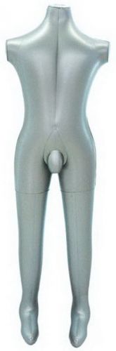 Inflatable Full Body Men 2819 Easy Carry Mannequin Silver Color