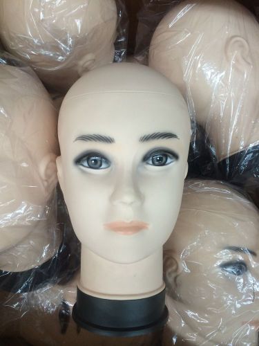 Lot Of 6pc Men Mannequins Manikin Head for Hats Wig Mould Show Model Display