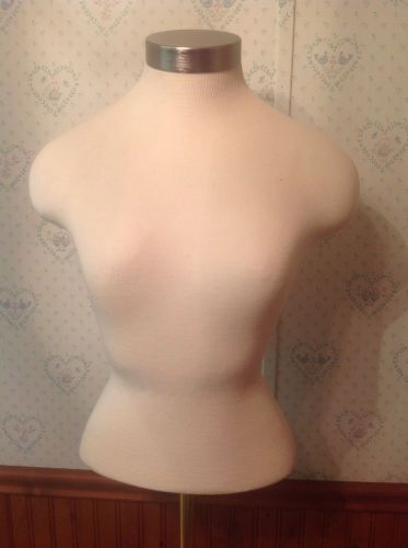 Female Mannequin Form With Wooden Base