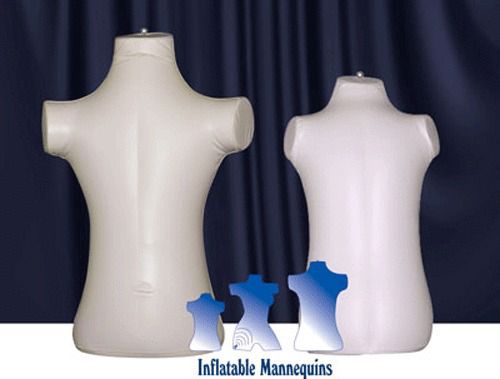 Inflatable Mannequin - Child Torso Package, Ivory