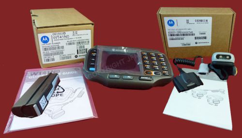 New symbol motorola wt41n0-t2s27er wrist mount wireless barcode scanner + rs507 for sale