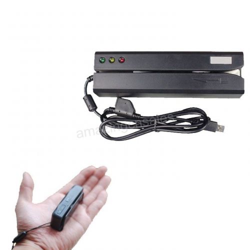 MSRE206+MiniDX4 Magnetic Credit Card Writer Encoder Portable Mini Reader MSR206