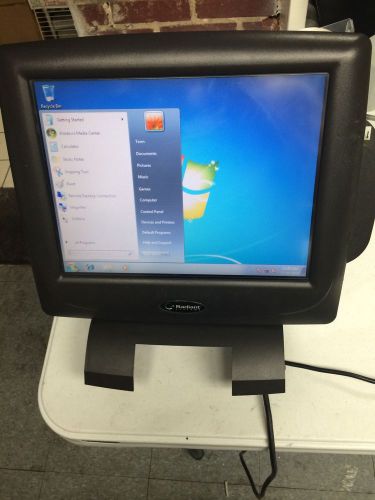 Radiant P1520 All-in-One Touchscreen POS Terminal System Win7 1.6 Ghz 160GB MSR!