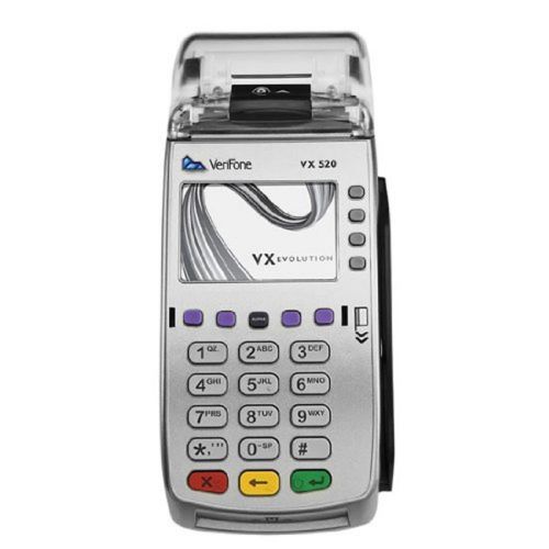 Verifonre vx520 dual comm credit card machine- with smart card reader for sale