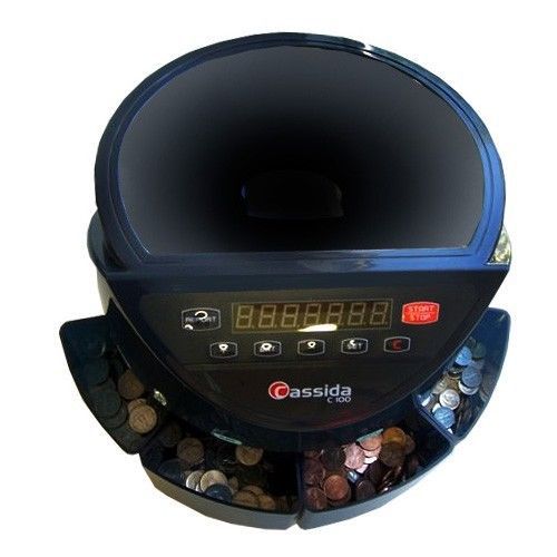 Cassida C100 Automatic Coin Counter Sorter NEW