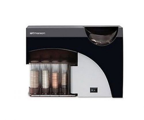 Emerson Automatic Coin Hoper Sorter Counter Machine Money Change Sorting Box Tra