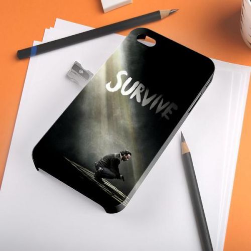 Rick Survive The Walking Dead Movie Quote iPhone A108 Samsung Galaxy Case