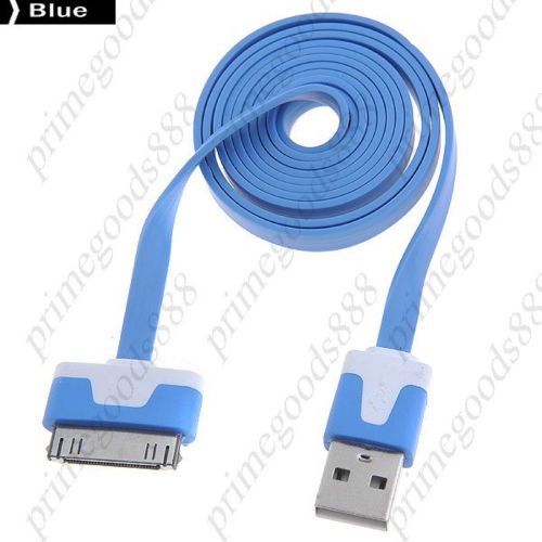 1M USB Connector to Dock Charger Data Cable Charging 3 Free Shipping Blue