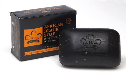 Nubian Heritage African Black Soap 5oz. (6pcs)