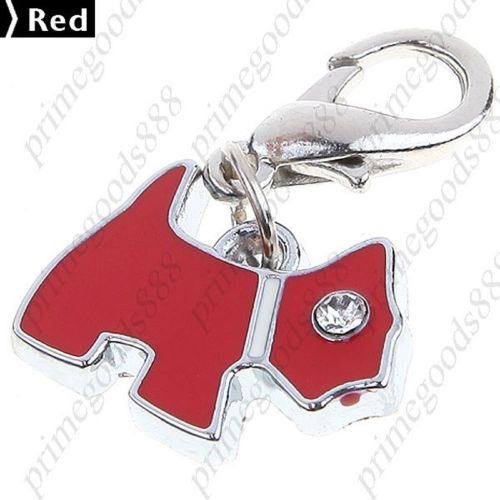 Dog Collar Charm Pet Pendant Hanging Ornament Pets Necklace Jewelry Dogs Red