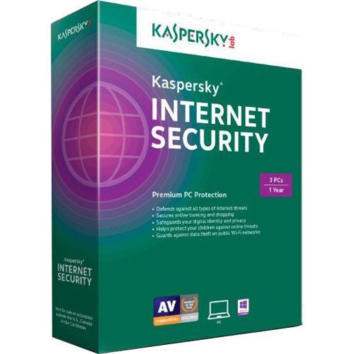 Kaspersky Internet Security 2015 3 PCs 1 Year