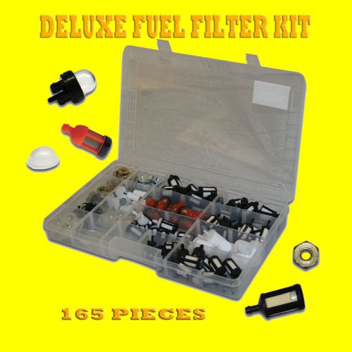 Chain Saw-WeedTrimmer Fuel Filter Kit,Primer Bulbs,Bar Nuts,Great For Landscaper
