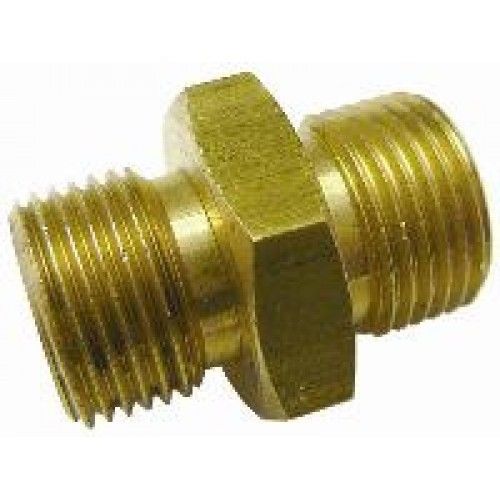 Barbed &amp; threaded fittings 3/8&#034; male - 3/8&#034; male bspp double bodied union - bras for sale