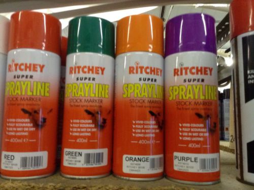 RITCHEY SUPER SPRAYLINE STOCK MARKER 400ML VARIOUS COLOURS