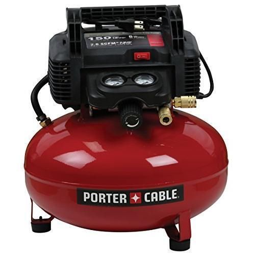 PORTER CABLE C2002 150 PSI 6 Gallon Oil Free Portable Pancake Air Compressor