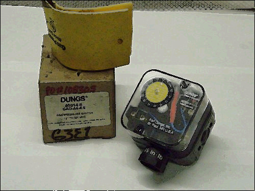 low pressure switch for sale, Dungs 46014-6, gao-a4-6, gas pressure switch 12&#034; to 60&#034; w.c.        usa seller