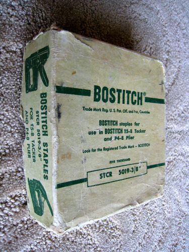 Vintage Bostitch 3/8&#034; Staples for T5-8 Tacker and P4-8 Plier