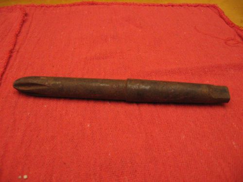 VINTAGE DRILL BIT (??) - 6 3/4&#034; LONG - ALL METAL - VERY GOOD COND.