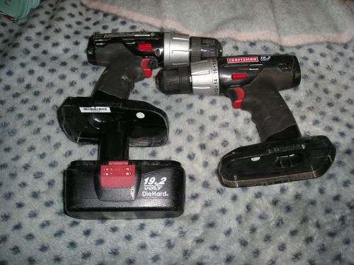 19.2 Volt Sears Drills &amp; Battery For Parts