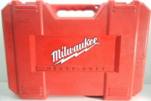 POWER TOOLS CASE ONLY HAMMER-DRILL MILWAUKEE 5378-21 1/2&#034; 19&#034;x15X4&#034; (approx)
