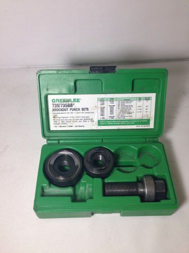 GREENLEE KNOCKOUT PUNCH SET 735 735BB
