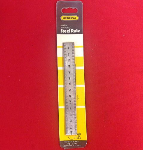 General 678med industrial quality stainless steel 6&#034; precision multi ruler usa for sale