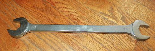 VANADIUM TOOL CO. 1&#034; &amp; 1-1/16&#034; OPEN END WRENCH  # D-16 V.G. COND